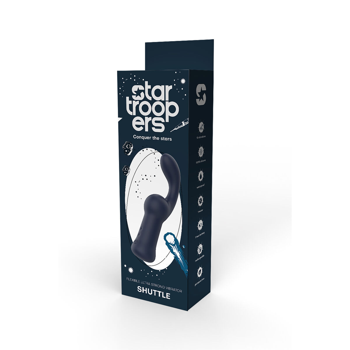 Anální vibrátor Dream Toys STARTROOPERS SHUTTLE Modrý